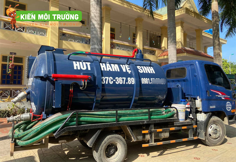 Hút bể phốt tại Tân Mai