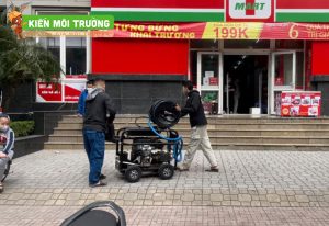 Thông tắc cống tại KĐT Mỹ Đình 2