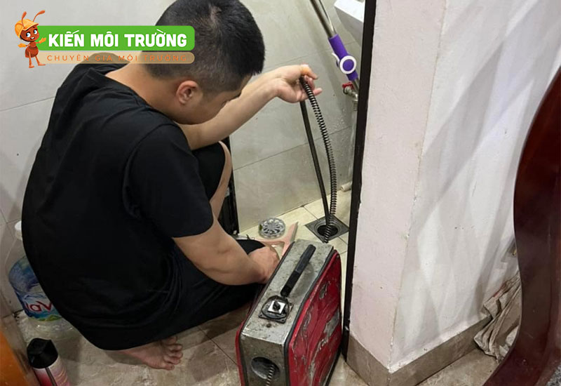 thông tắc cống tại KĐT Văn La