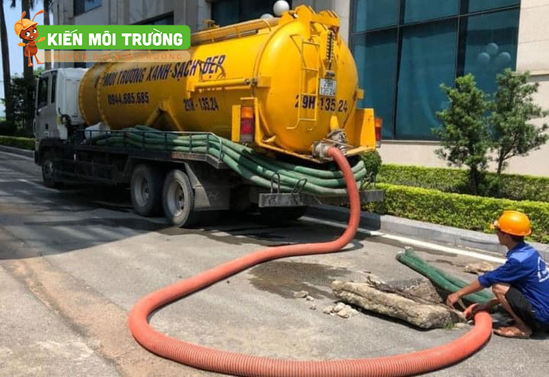 Hút bể phốt tại Kim Thành