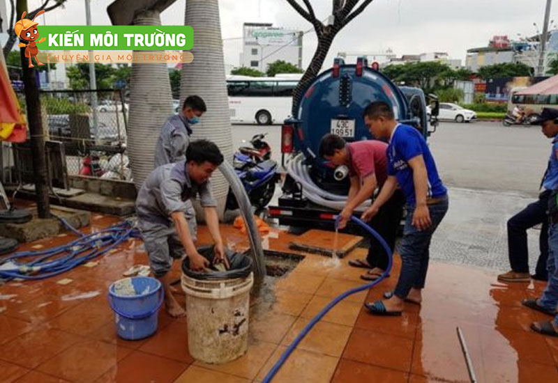 Hút bể phốt tại Thủy Nguyên