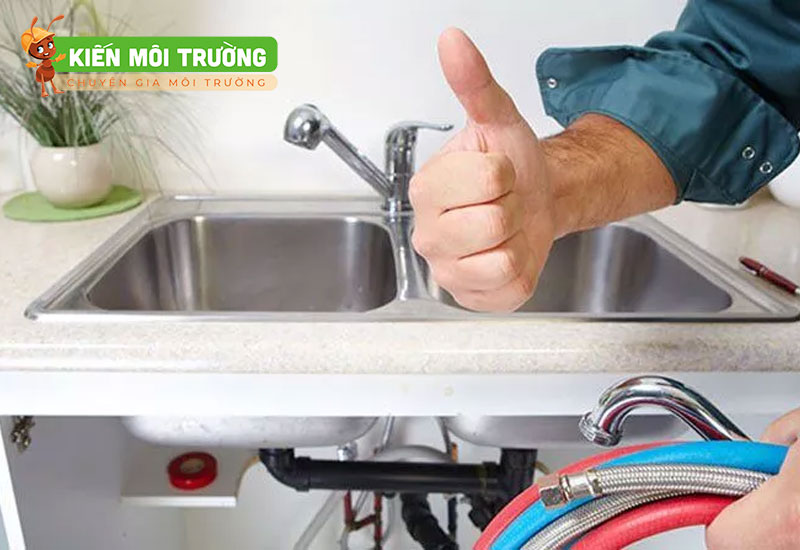 cách thay vòi nước bồn rửa chén