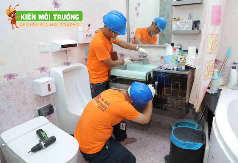 cách thay vòi nước bồn rửa chén