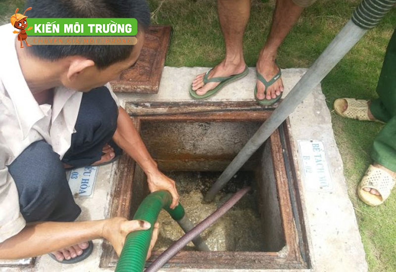 xử lý hầm rút bị đầy