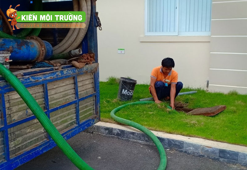 xử lý hầm rút bị đầy