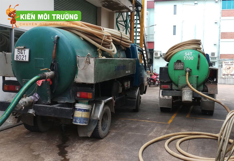 xử lý hầm rút bị đầy