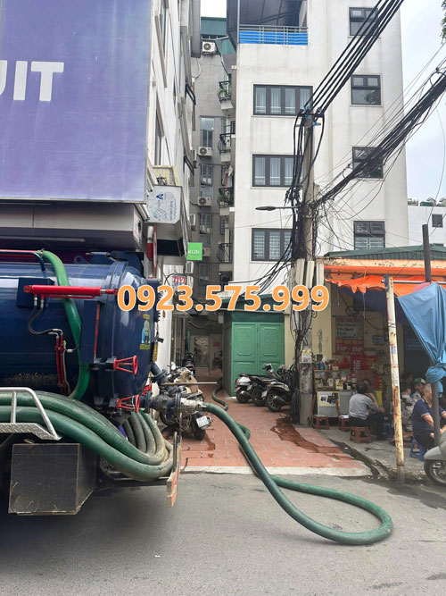 Hút bể phốt tại Đức Giang