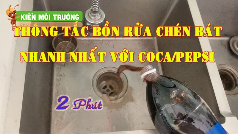 Nước thông bồn rửa chén