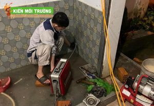 Thông tắc cống tại Liễu Giai