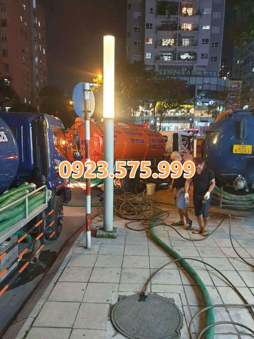 hút bể phốt tại Hoàng Mai