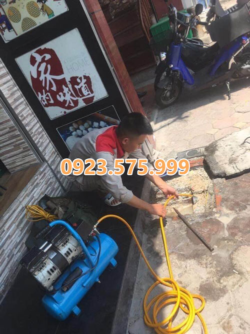 thông tắc cống tại Hà Đông