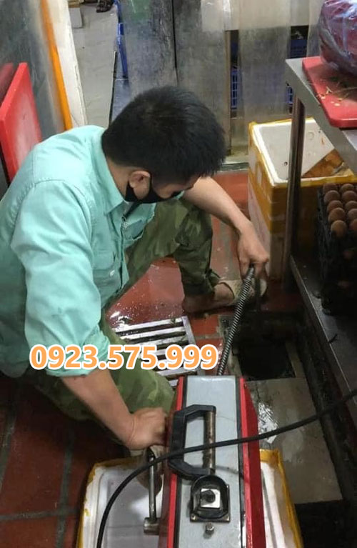 thông tắc cống tại Hà Đông