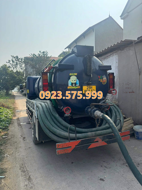 hút bể phốt tại thạch thất