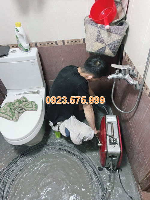 Thông tắc cống tại Nam Định