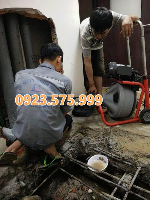 Thông tắc cống tại Lạng Sơn