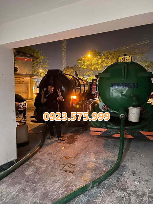 Hút bể phốt tại Cát Lái