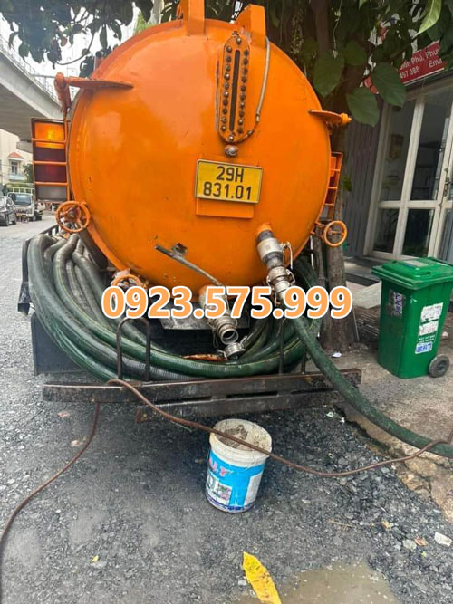 Hút bể phốt tại Cát Lái