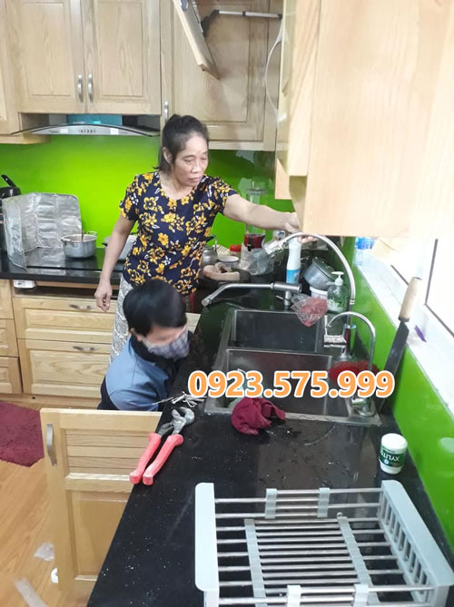 Thông tắc chậu rửa bát tại Hai Bà Trưng