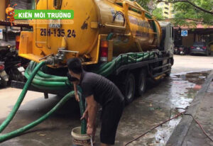 hút bể phốt tại cầu giấy