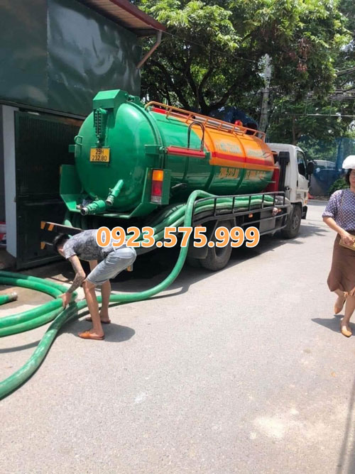 hút bể phốt tại cầu giấy