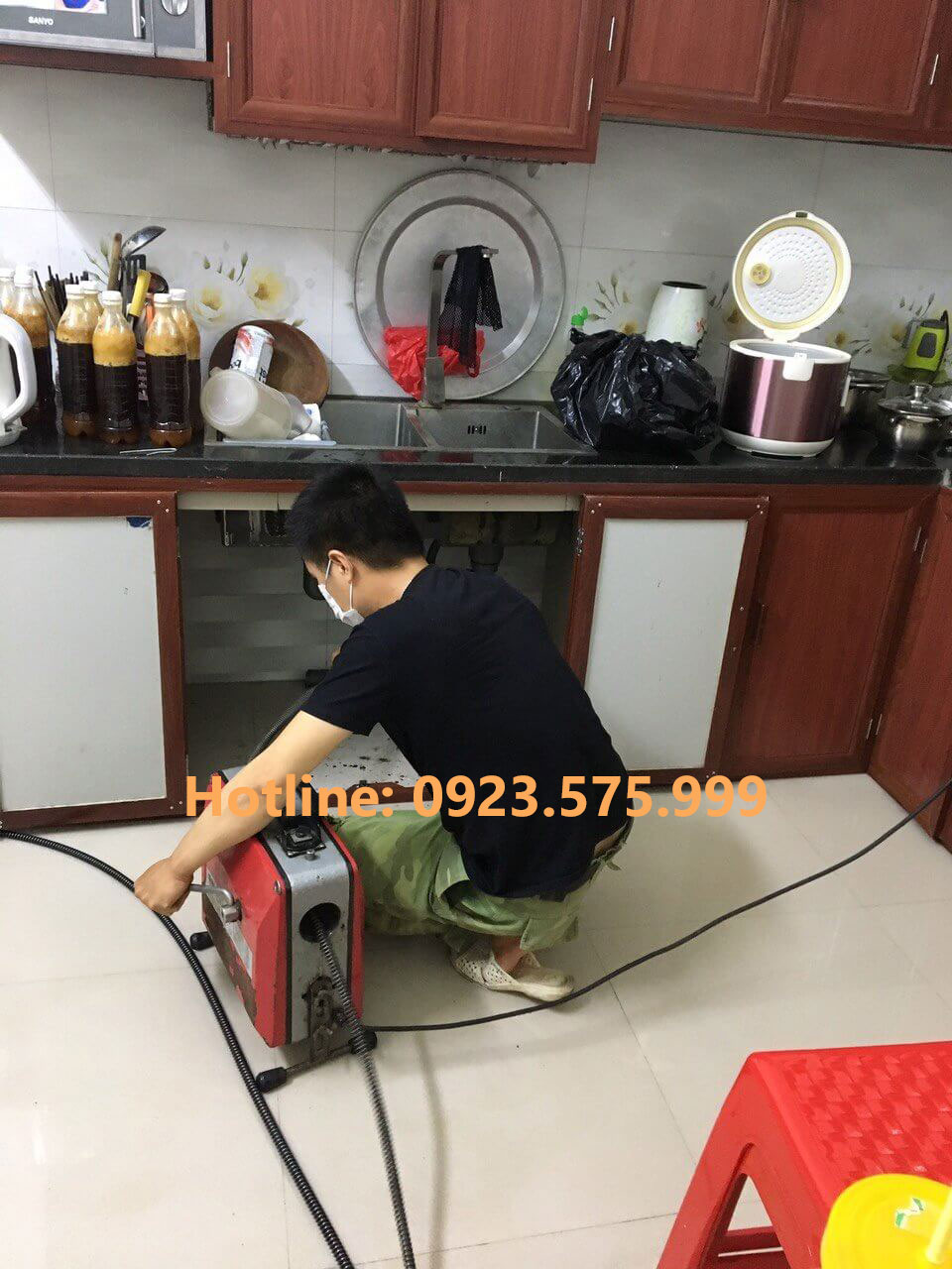 Thông tắc cống tại Hoài Đức