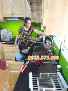 Thông tắc chậu rửa bát tại Hoài Đức