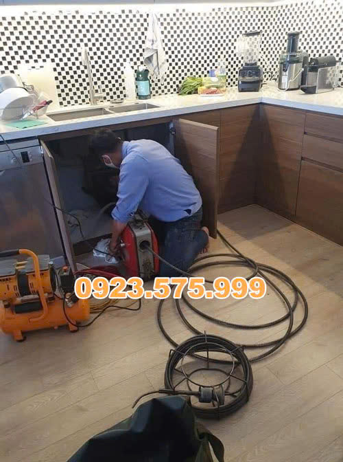 Thông tắc chậu rửa bát tại Thanh Trì