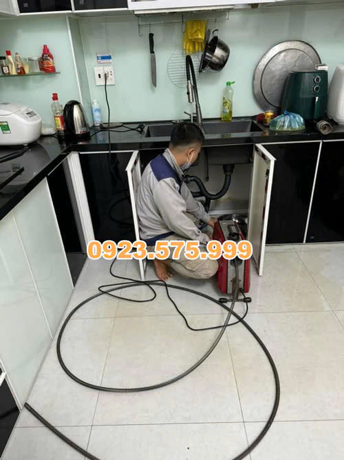 Thông tắc chậu rửa bát tại Thanh Trì