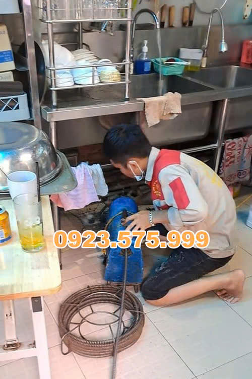 thông tắc chậu rửa bát tại Phú Xuyên